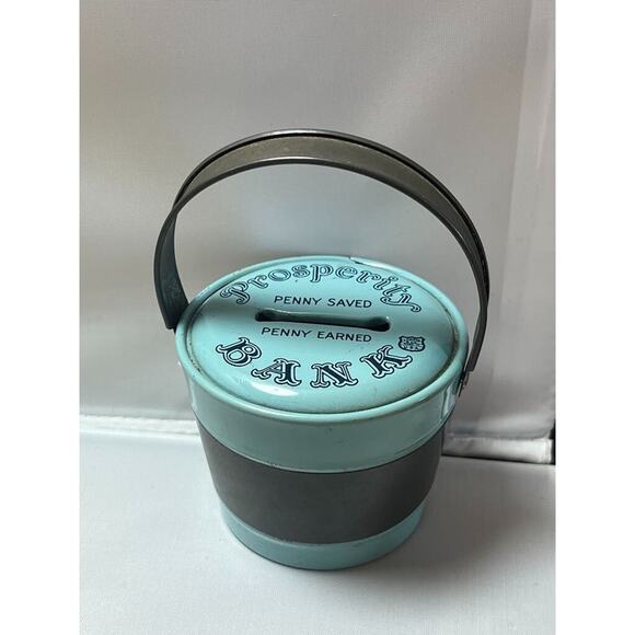 Cien & Co Other - Chien Tin Pail Prosperity Penny Saved Penny Earned Still Bank